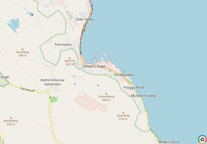 Map location of Harbour Heights